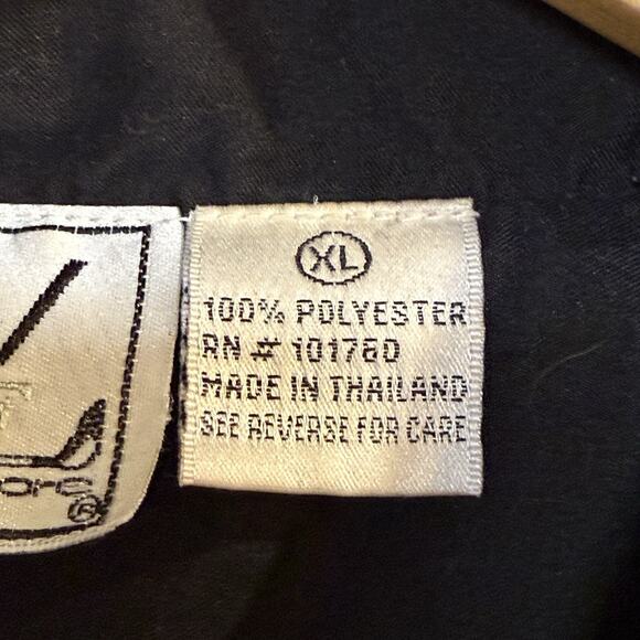 AW Golf Jacket 100% Polyester Women’s XL Black Lightweight - Picture 6 of 11